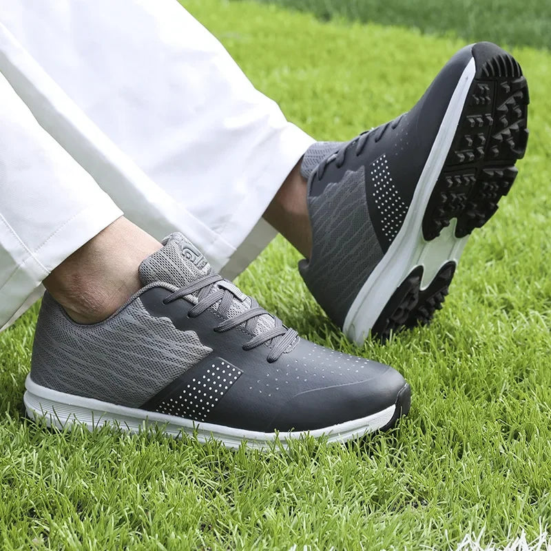 Waterproof Golf Training Shoes for Men Large Size Cross-Border THESTRON Golf Ball Shoes Anti-Slip Rubber Surface