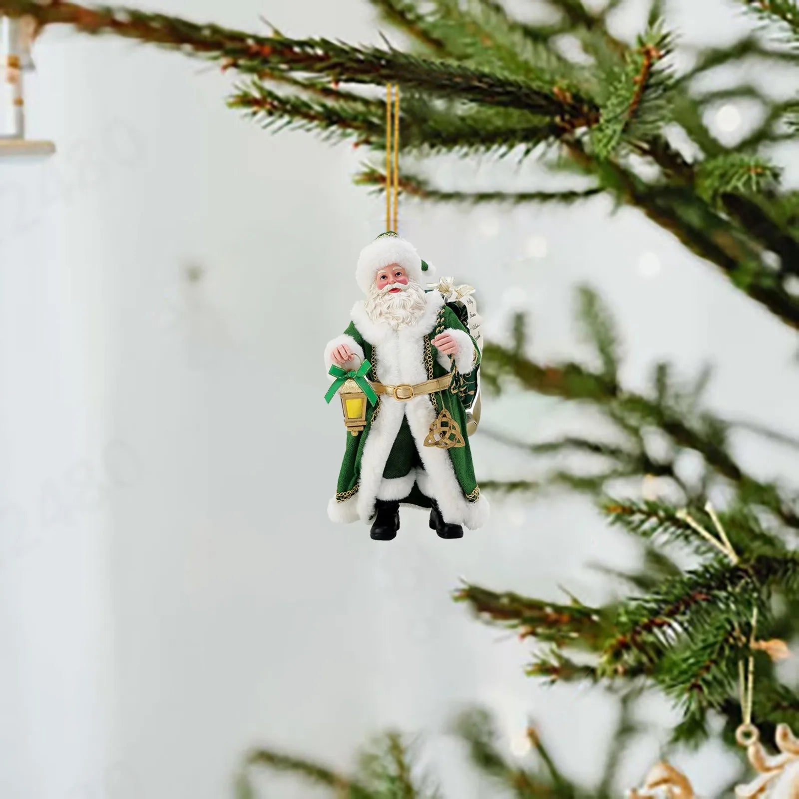 Christmas Tree Decor Pendant 2D Acrylic Santa Claus's Daily Life Home Holiday Pendant Christmas Ornaments Navidad New Year 2025 - YourGiftIdeasUK