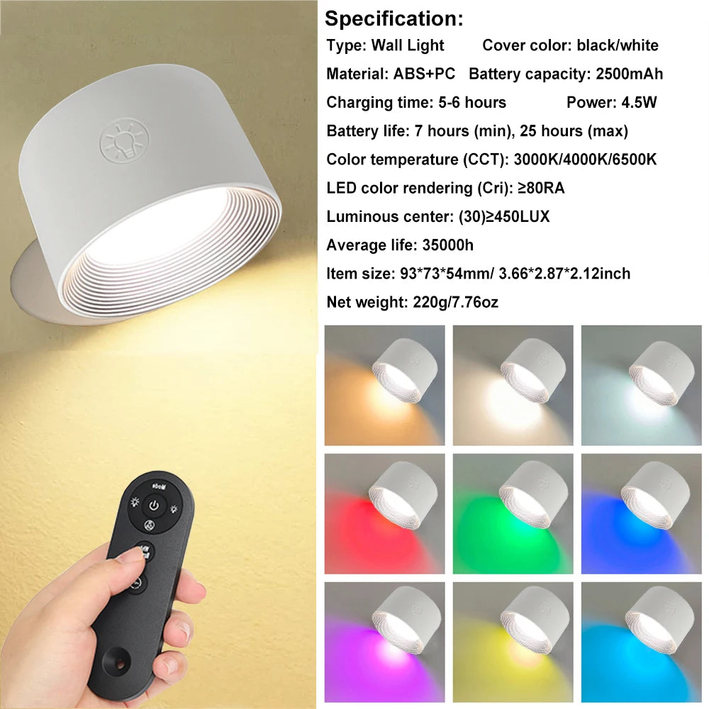 17 Models Remote Control Wall Light - Your Gift Ideas