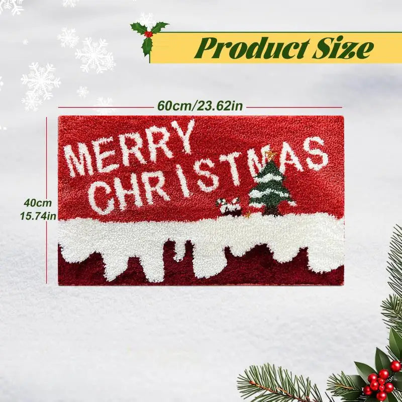 Christmas Door Mat Red Santa Claus Outdoor and indoor Gingerbread Man Carpet  New Year 2026 Merry Christmas Home Decor Foot Mat - YourGiftIdeasUK