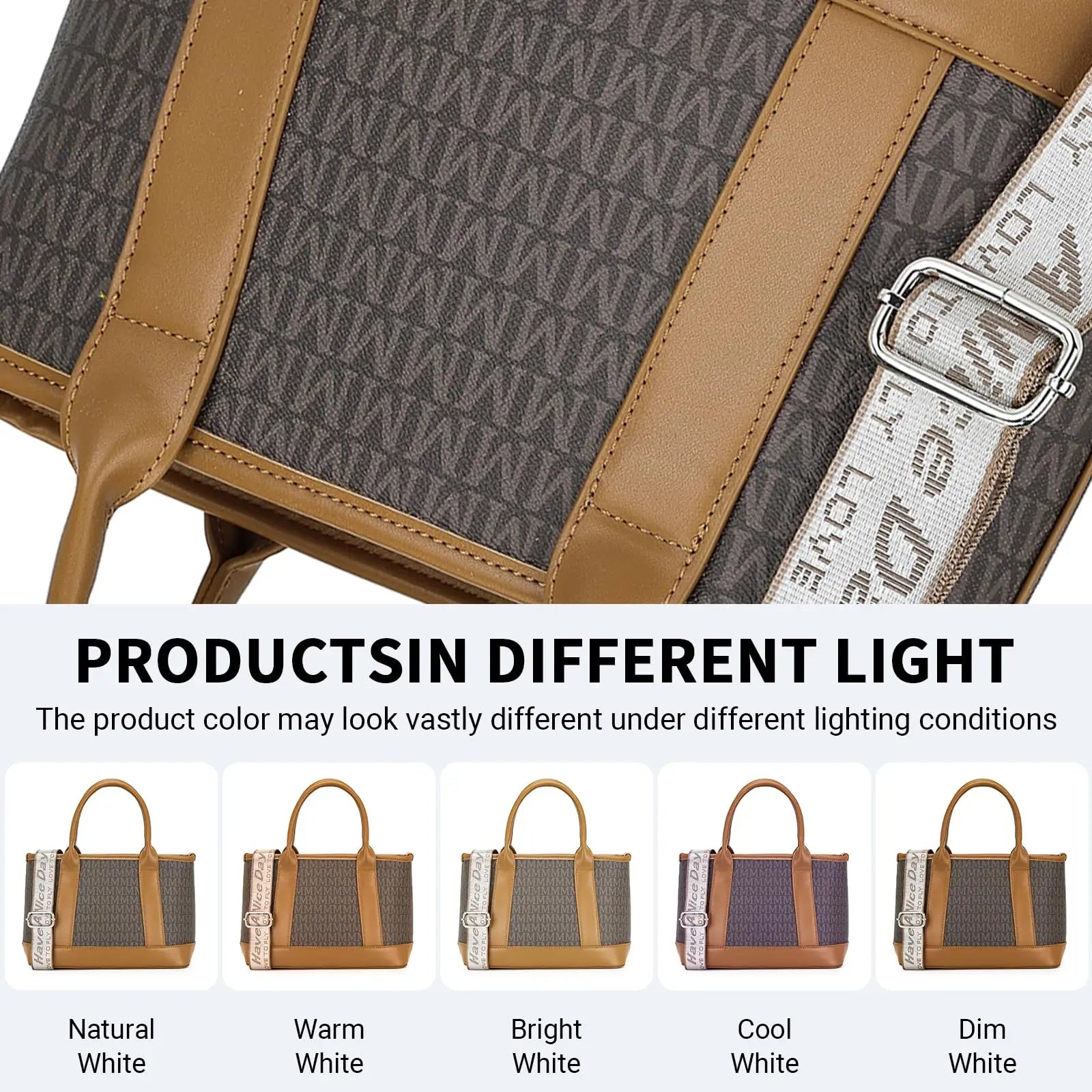 Miss Lulu Women's Medium Shoulder Bag - PU Leather Tote with Multiple Compartments, Stylish & Spacious
