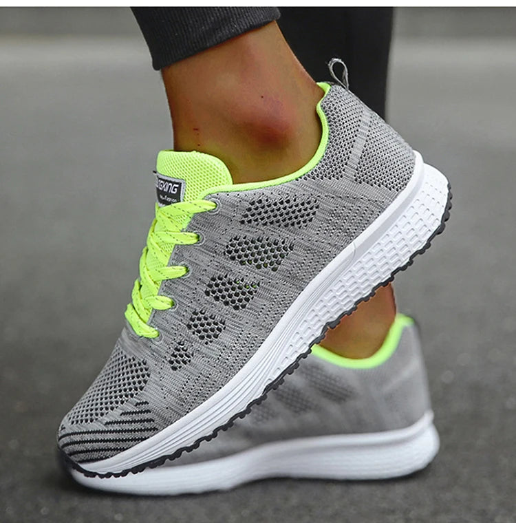 Women's Sneaker 2025 New Fashion Platform Women's Shoes Trainers Casual Sneaker Woman Lace Up Female Sneakers Tenis Feminino