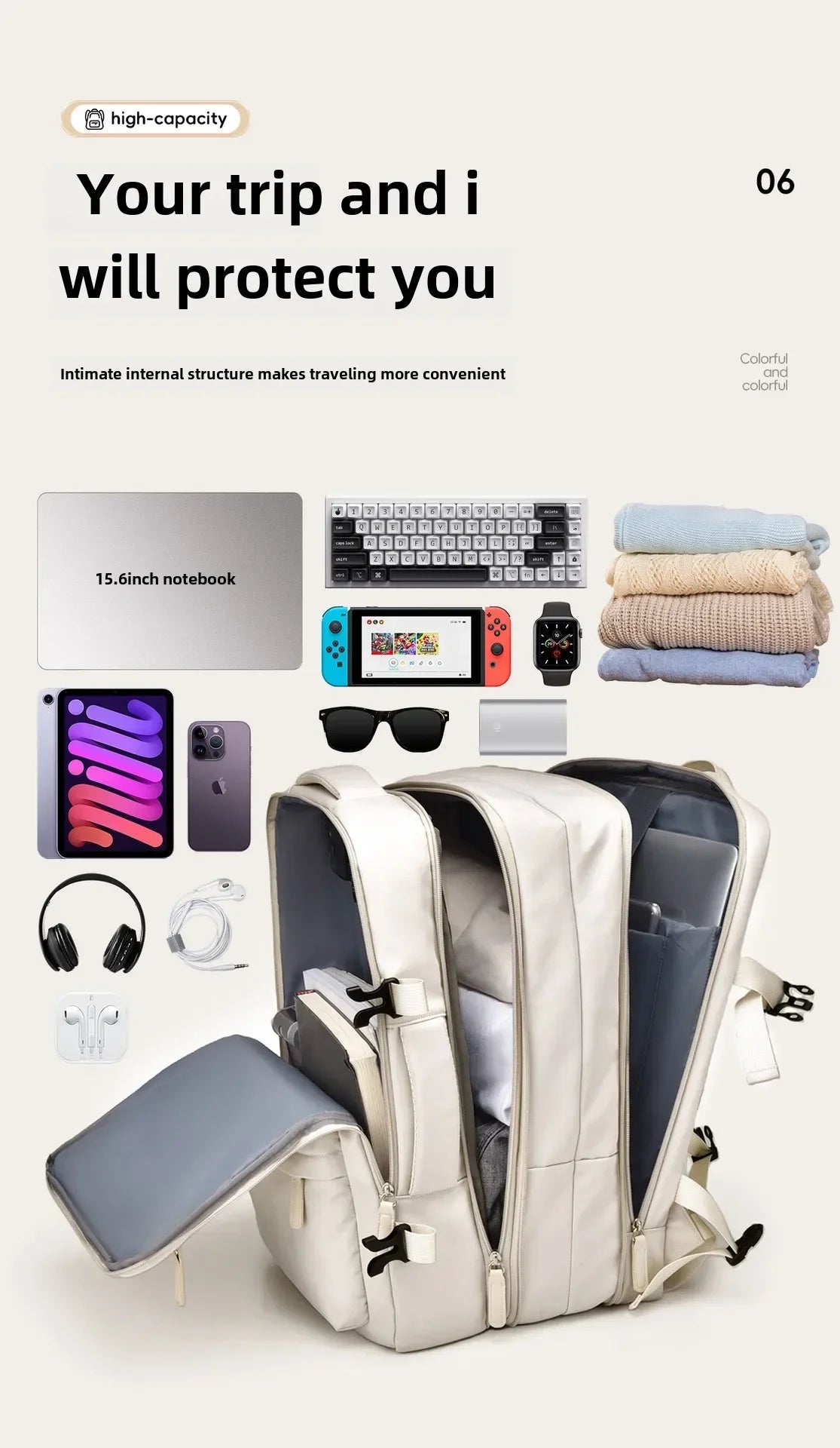 Men Women's Bag Backpack 40x30x20 Airplane, Cabin Hand Luggage Backpack, Laptop Backpack for Aeroplane Travel, School Backpack,