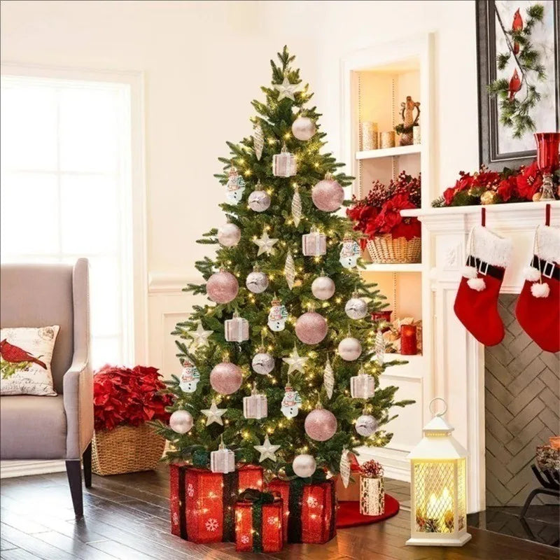 20/29pcs Christmas Ball Decoration Hanging Christmas Tree Pendant Ornaments For Home Gifts Accessories