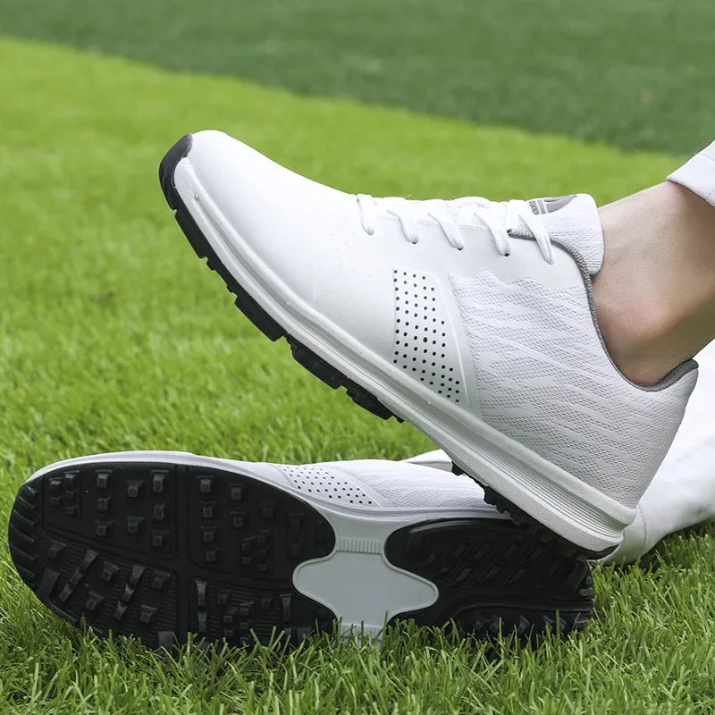 Waterproof Golf Training Shoes for Men Large Size Cross-Border THESTRON Golf Ball Shoes Anti-Slip Rubber Surface