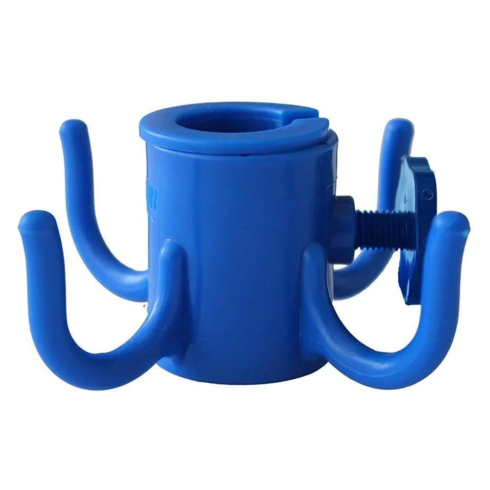 Beach Umbrella Hanging Hook, 4-prongs Plastic Umbrella Hook Hanging For Towels/Hats/Clothes/Camera/Sunglasses/Bags-Accessories