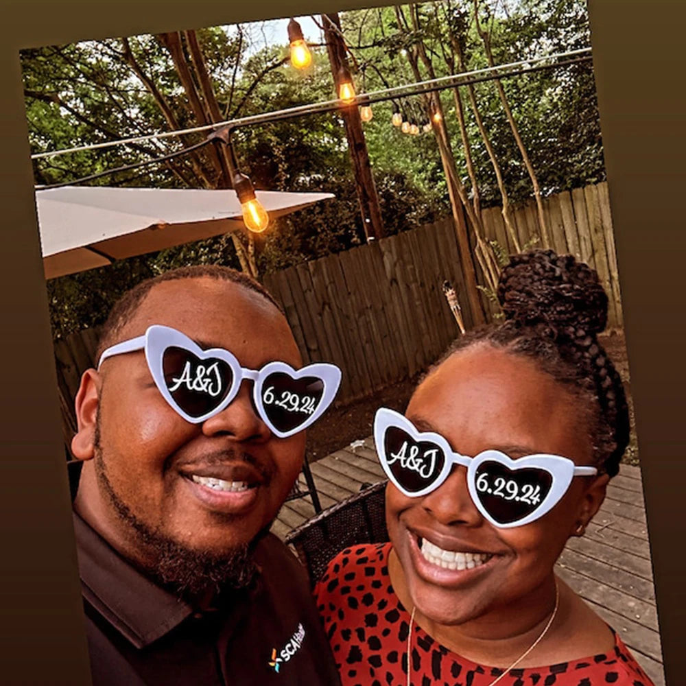 10/20/30Pcs Personalized Wedding Sunglasses with Stickers Bachelorette Party Gift Night Before Party Bridesmaid Favor Glasses