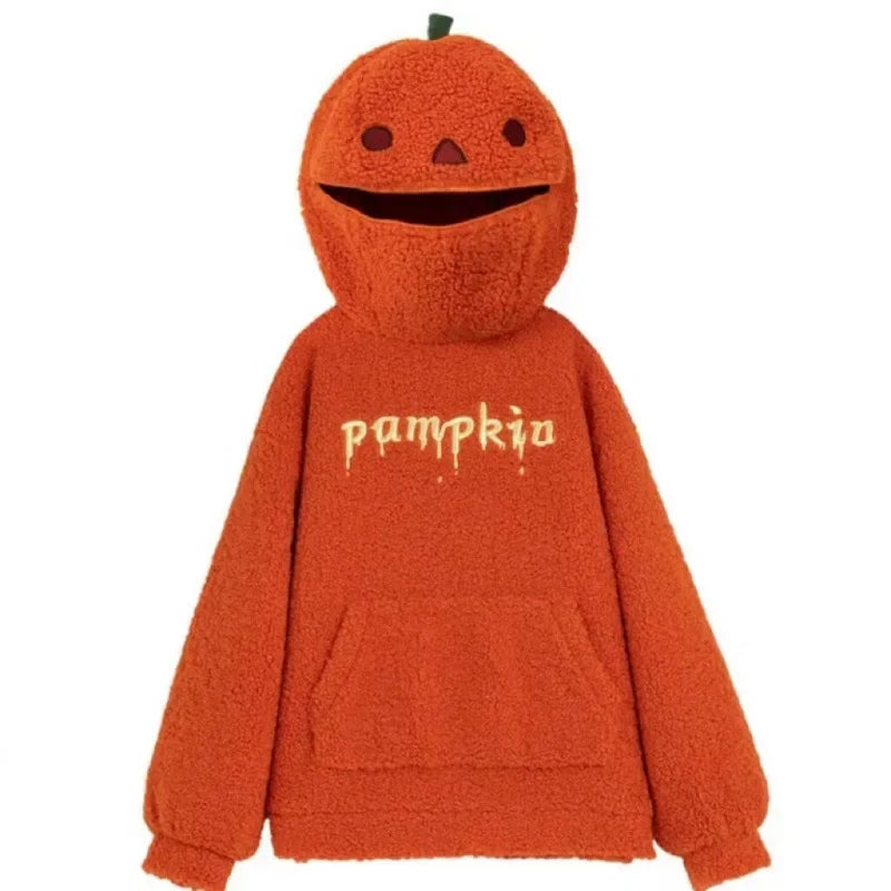 Autumn Winter Casual American Retro Pumpkin Hoodie - YourGiftIdeasUK