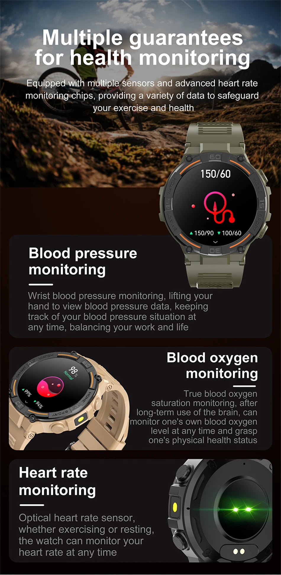 Smartwatch Military Men - YourGiftIdeasUK