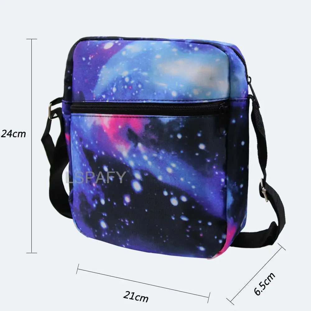 Luminous Cartoon Backpack Set for Kids & Adults