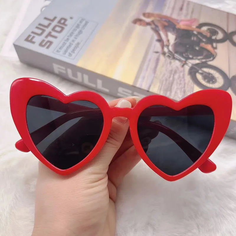 Personalized Heart Shaped Sunglasses Bridal Shower Party Favors Photo Props Customized Team Bride Heart Sunglasses Bride Tribe