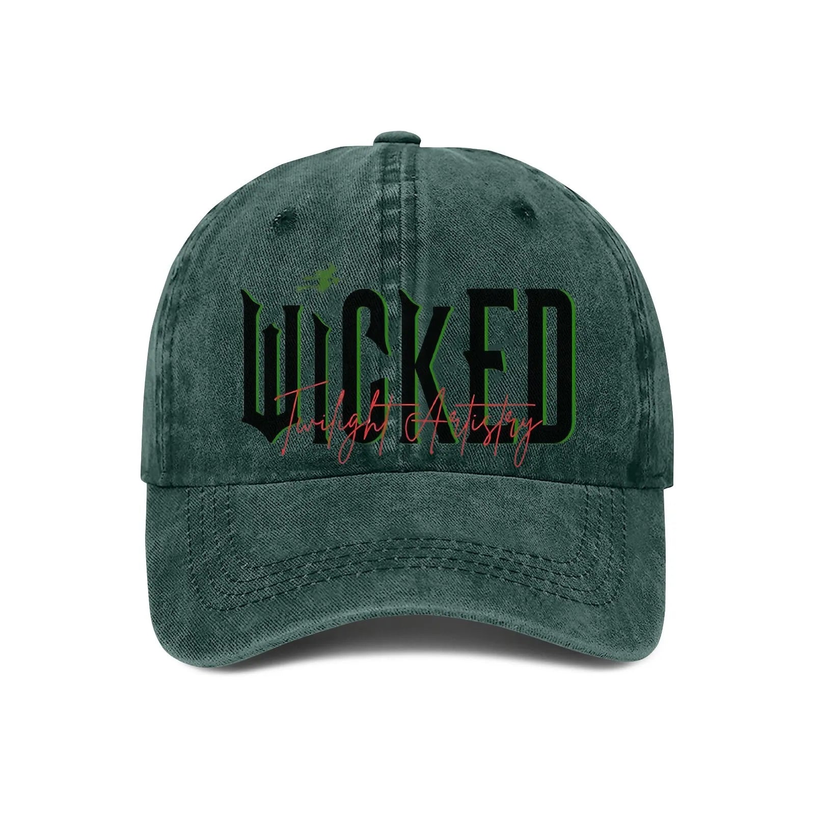 High quality twill cotton Wicked Alphabet Baseball Cap Fashion Men And Women With The Same Bad Witch Adjustable sun hats gorras - YourGiftIdeasUK