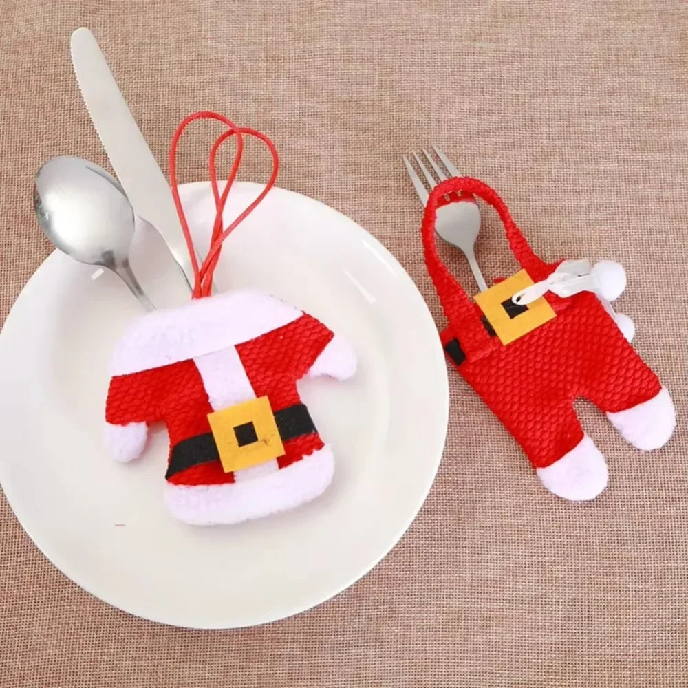 3 Sets of Christmas Cutlery covers