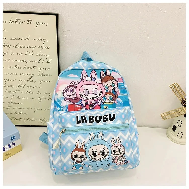 New Large Capacity Children's Backpack Lovely Primary School Student Bag Kindergarten Double Shoulder Bag Bubble Mart Bag
