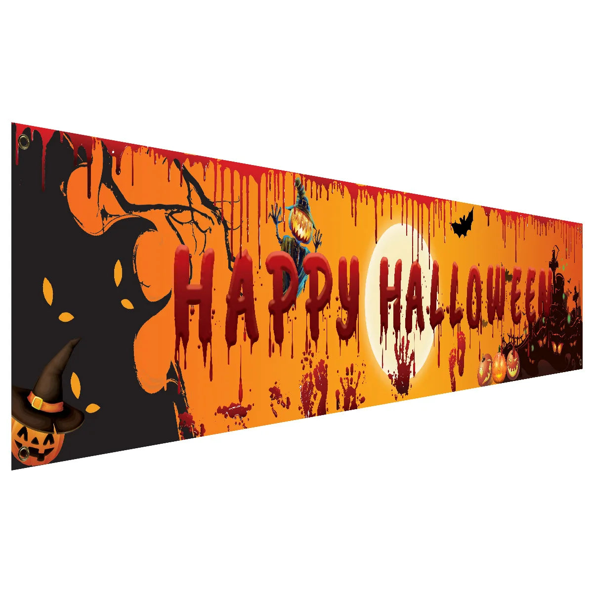 Happy Halloween Banner 250cm Long - YourGiftIdeasUK