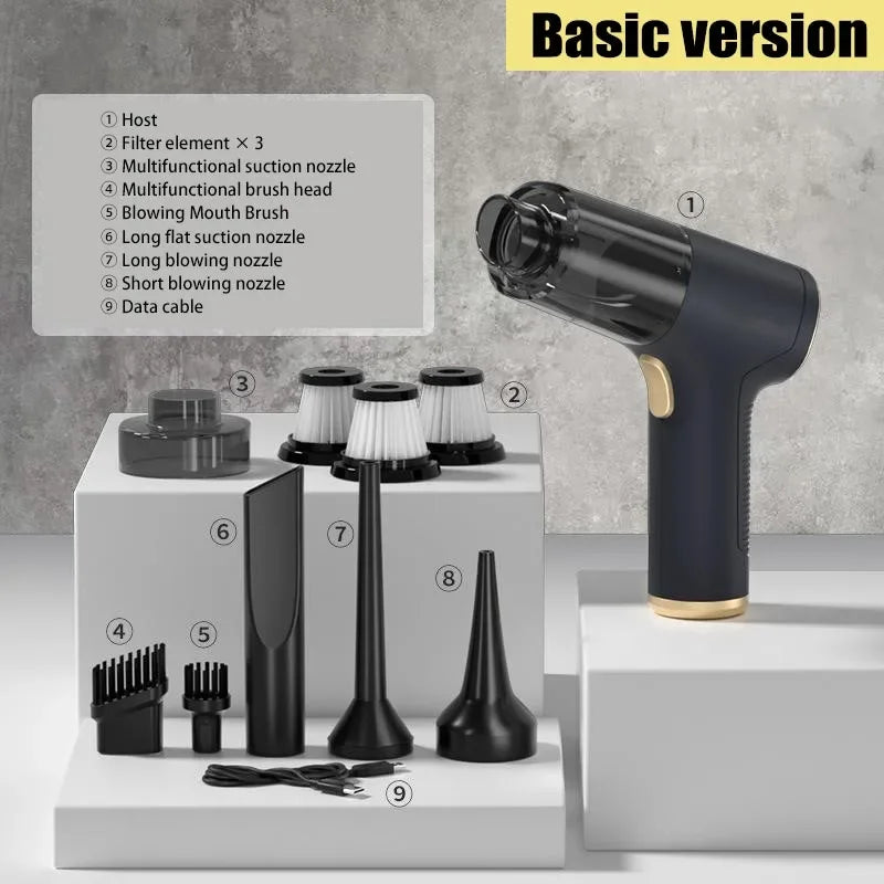 Xiaomi 1290000Pa Car Vacuum Cleaner 2in1 Portable Wireless Car Vacuum Cleaner Handheld Home Car Dual Use Vacuum Cleaners MIJIA - Your Gift Ideas