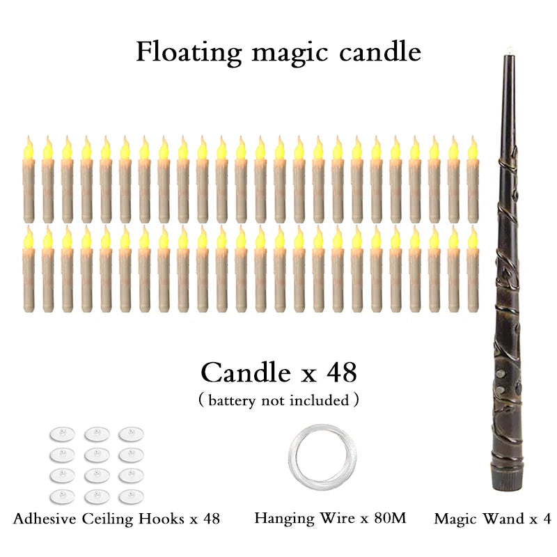 Halloween LED Floating Candles Magic Wand - YourGiftIdeasUK