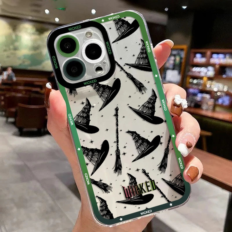 W-Wicked Part One Movie G-Glinda Phone Case For iPhone 16e 16 15 14 13 12 11 Mini Pro Max X XR XSMax 8 Plus Soft TPU Back Cover - YourGiftIdeasUK