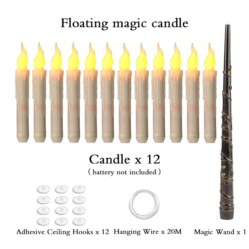 Halloween LED Floating Candles Magic Wand - YourGiftIdeasUK