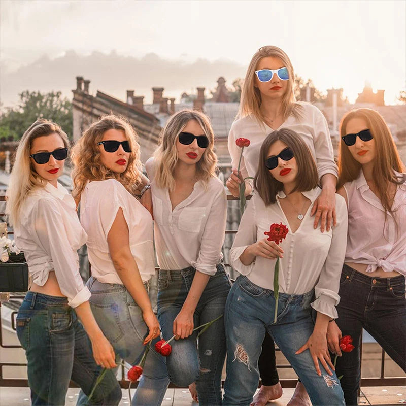 12-100Pairs Heart Sunglasses Bulk Wedding Party Favors for Guests Bachelorette Hen Party Fun Glasses Team Bride Bridesmaids Gift