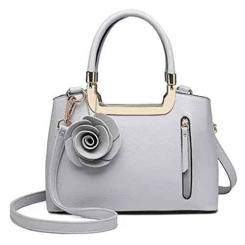 Miss Lulu Handbags for Women Ladies Shoulder Bags Fashion PU Leather Crossbody Top Handle Bag