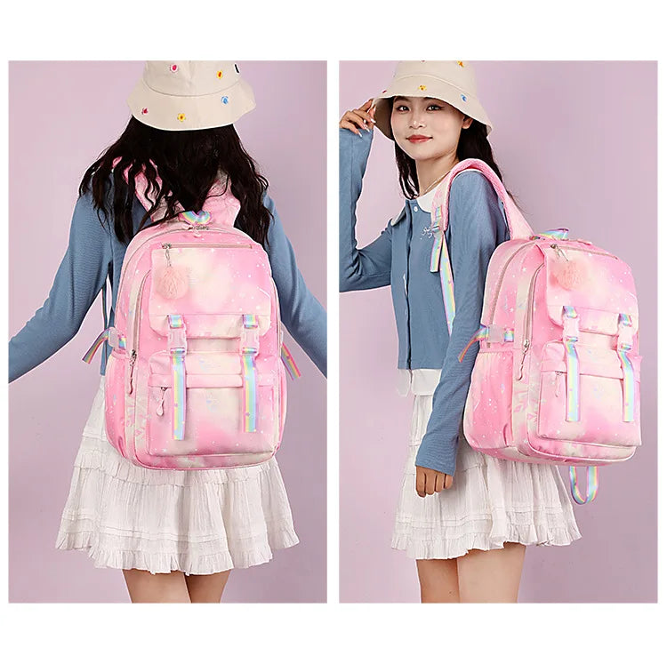 Kpop Demon Hunters Huntrix Graphic Schoolbags Cute Cartoon Children Teeneger School Backpack Kpop Demon Hunters Bags Gifts
