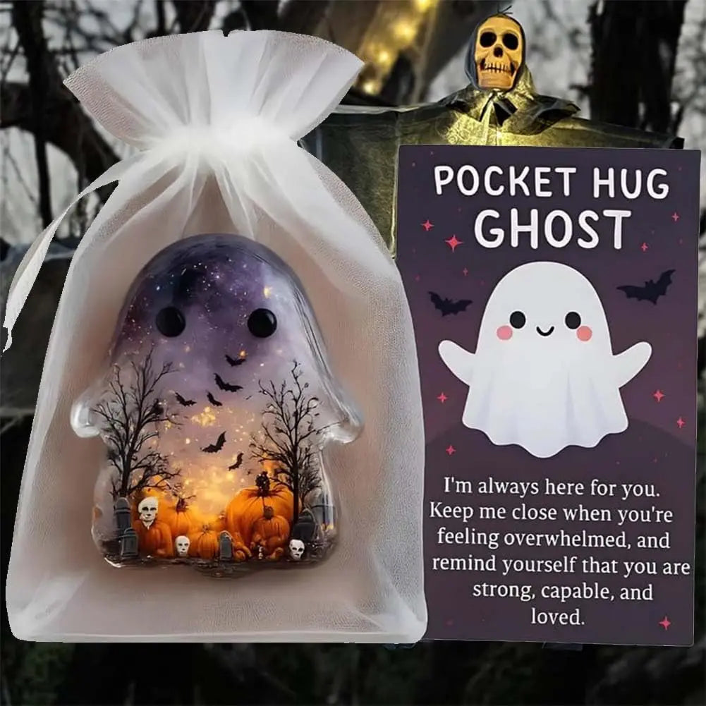 Halloween Resin Mini Ghosts Statue - YourGiftIdeasUK