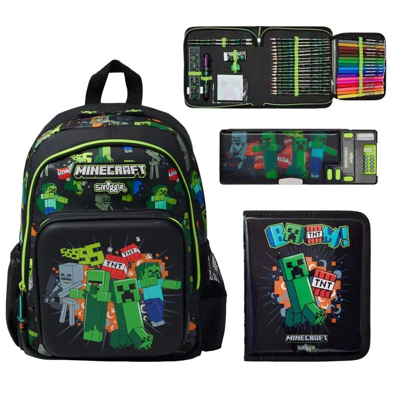 Smiggle Adventure Schoolbag & Stationery Set