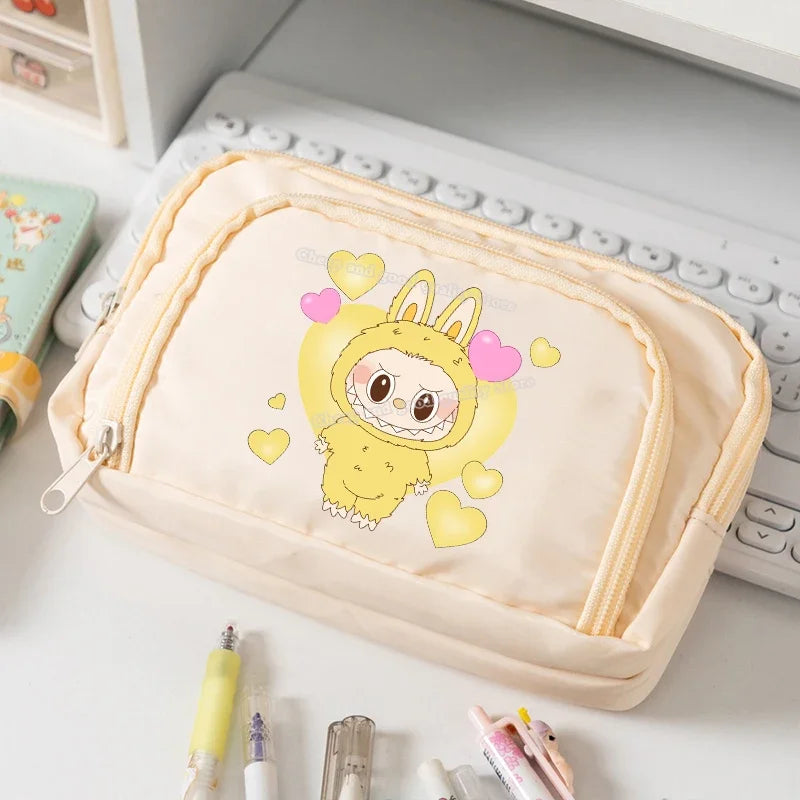 Children Pencil Case Pouch Large Capacity Pen Storage Bag Decompression Creative Stationery School Supplies for Girl Gift