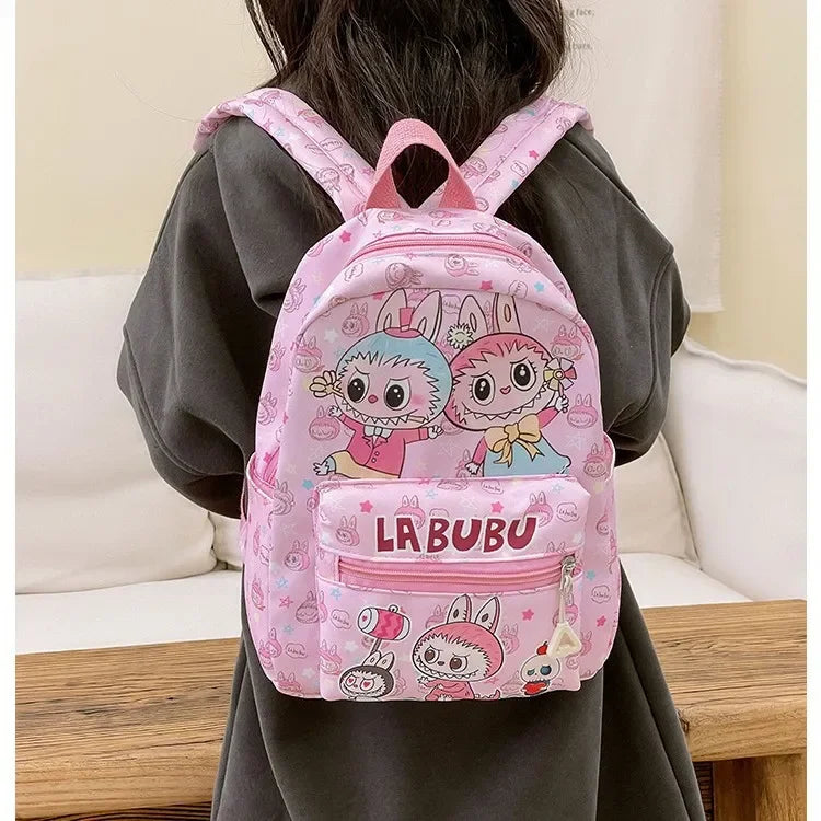 New Large Capacity Children's Backpack Lovely Primary School Student Bag Kindergarten Double Shoulder Bag Bubble Mart Bag