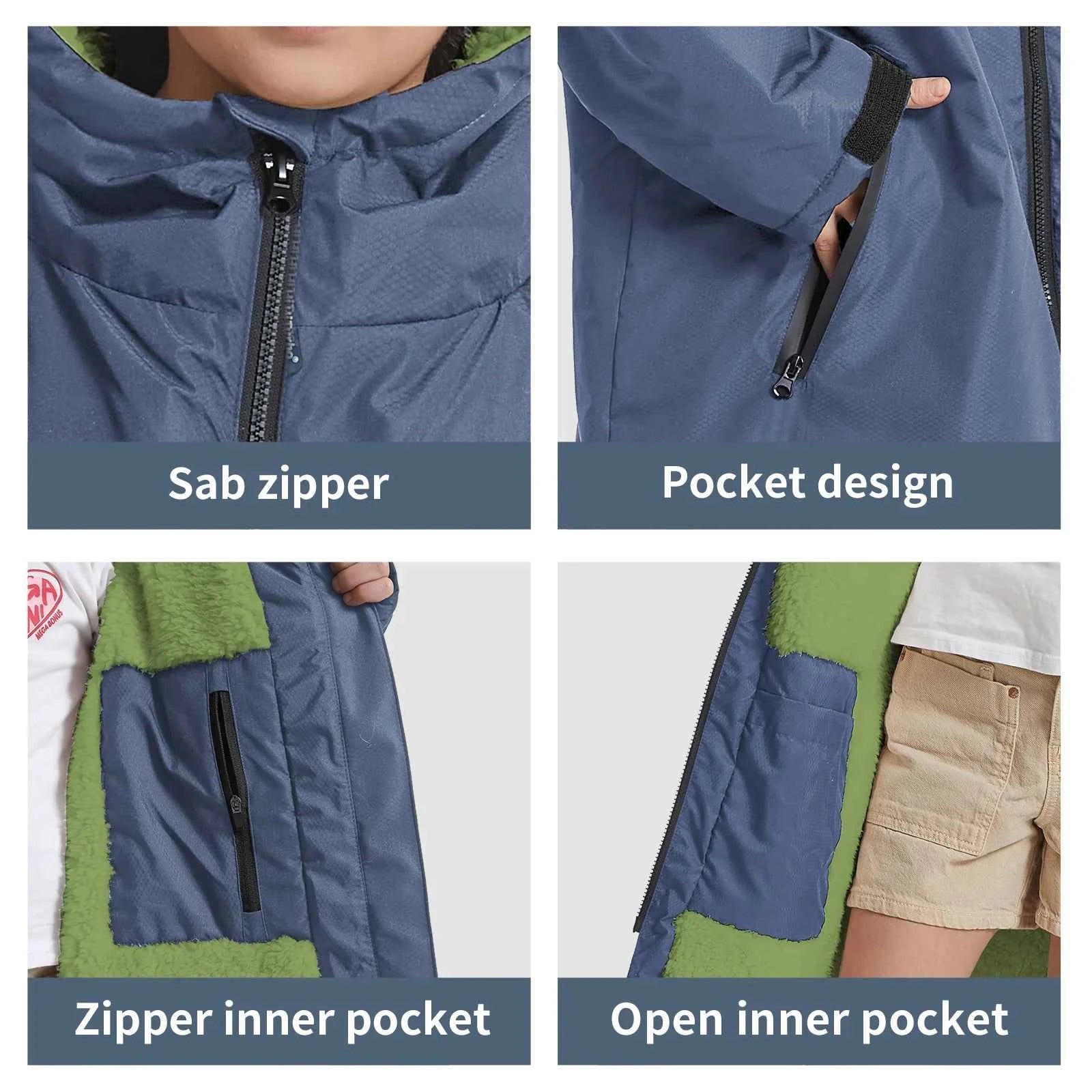Mutao Ultra-Soft Waterproof Quick-Dry Changing Robe - Rapid Drying, Soft and Cozy - Perfect for Swimming, Surfing, Diving