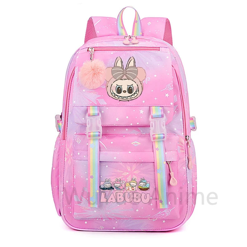 Anime Cute Printed Backpack Teenger Student Kid Girl Boy Schoolbag Bookbag Women Large Capacity Waterproof Schoolbag Travel Bag