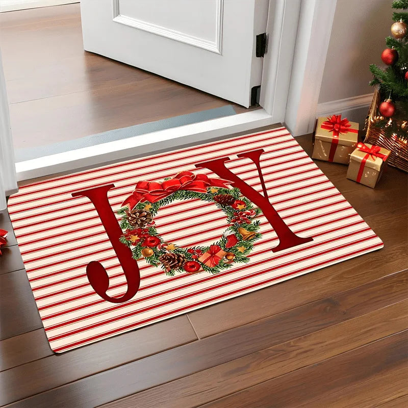 Christmas Door Mat Red Santa Claus Outdoor and indoor Gingerbread Man Carpet  New Year 2026 Merry Christmas Home Decor Foot Mat - YourGiftIdeasUK