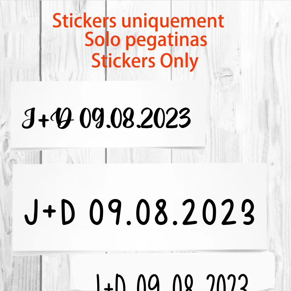 Personalized Vinyl Name Stickers For Bride Sunglasses Bachelorette Party Decor Custom Glass Decal Vinyl Sticker Wedding Labels - YourGiftIdeasUK