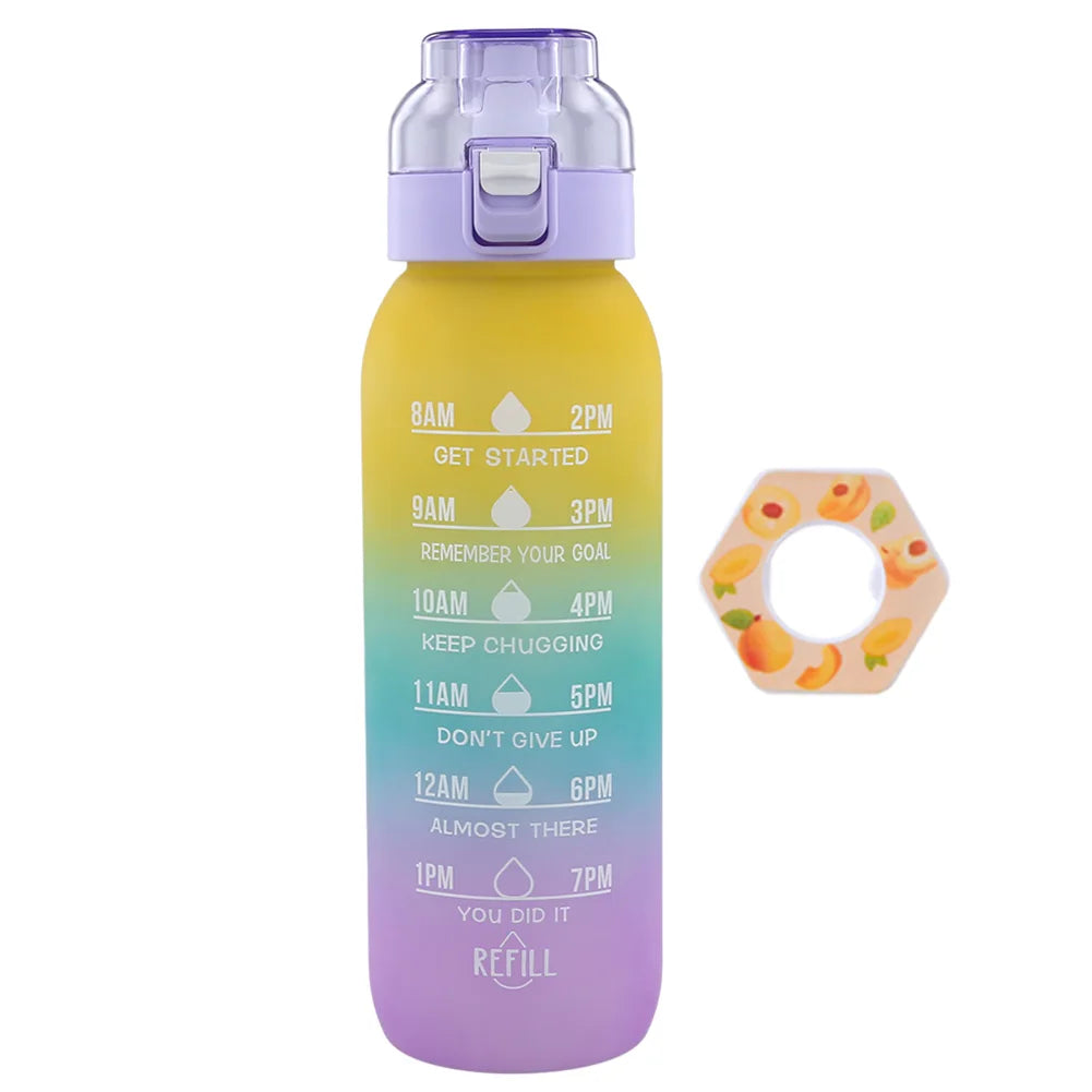 1000ML Fragrance Smelling Water Bottle with 1/7 Flavor Pod Air Water Up Bottle Scented Drinking Cup for Travel Climbing Hiking - YourGiftIdeasUK