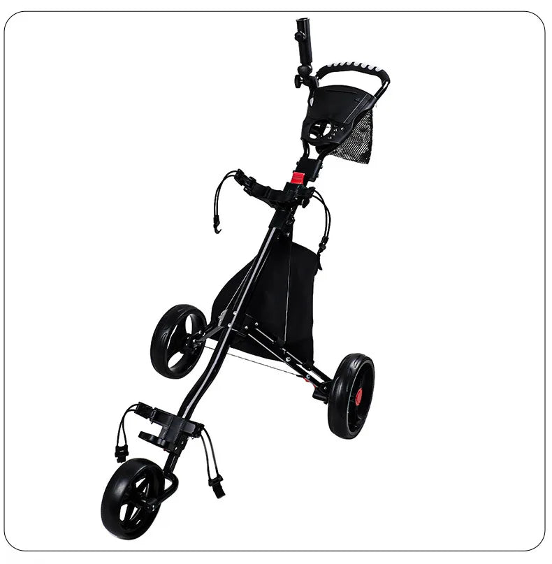 Electric Push Golf Trolley Golf Buggy Golf Cart With Lithium Battery Lead Acid Battery 12V - YourGiftIdeasUK