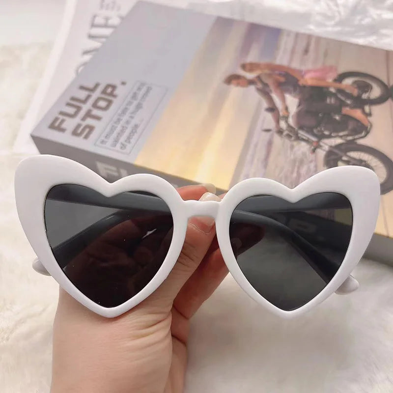 Personalized Heart Shaped Sunglasses Bridal Shower Party Favors Photo Props Customized Team Bride Heart Sunglasses Bride Tribe