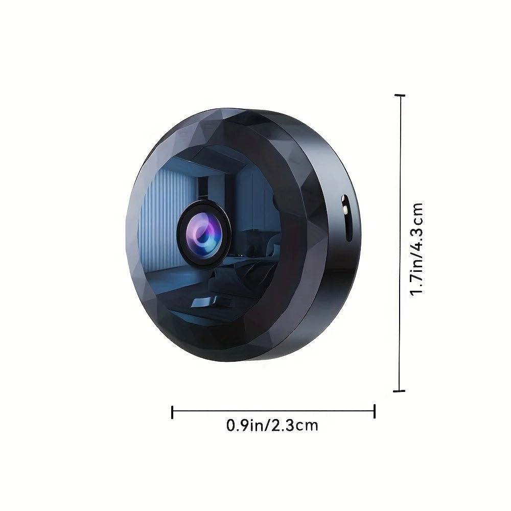 Wireless Mini WiFi Security Camera with Night Vision Motion Detection Rechargeable Battery Easy to Mount & App-Controlled - YourGiftIdeasUK