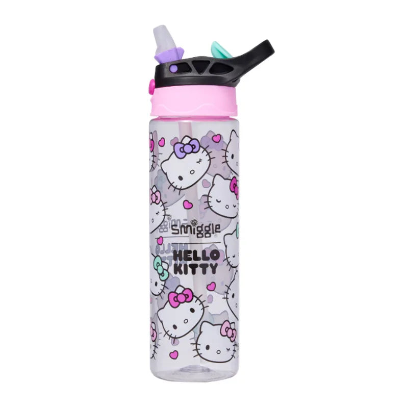 Smiggle Aussie Straw Bottle - Large Capacity