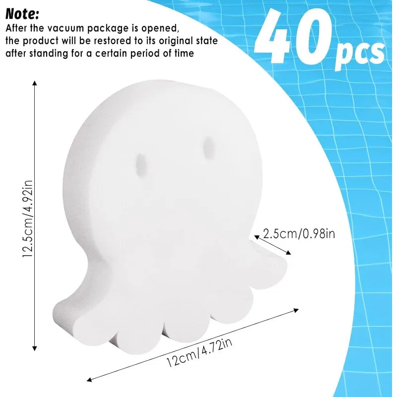 40 swimming pool oil absorption sponges, swimming pool, spa pool and swimming pool oil absorption sponges, absorbers.