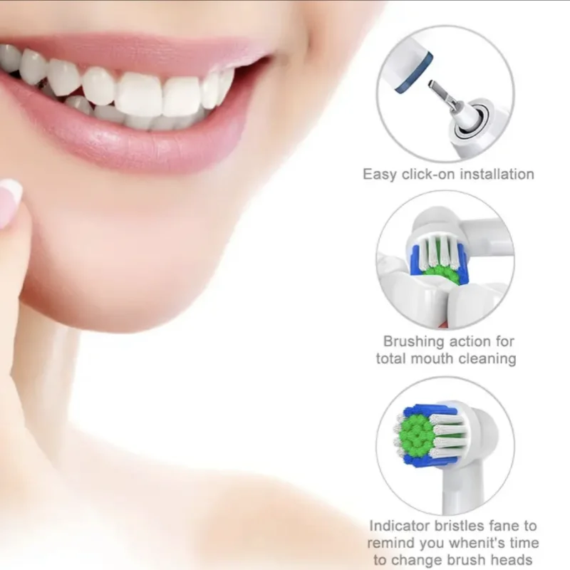 Compatible with Oral B electric toothbrush head p2/4000/3757/d12/3766 Braun replacement head universal - Your Gift Ideas