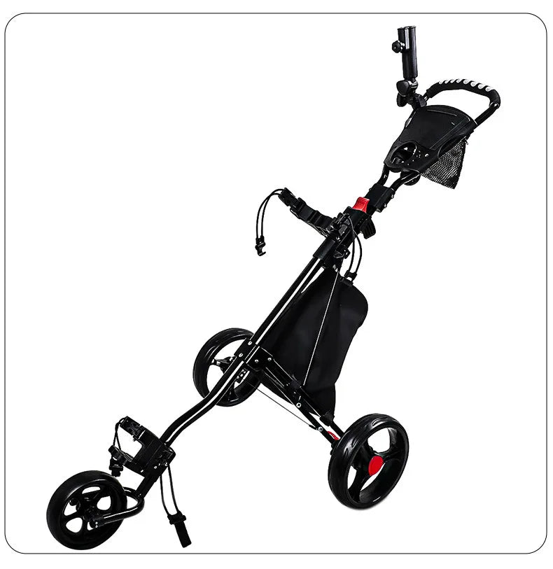 Electric Push Golf Trolley Golf Buggy Golf Cart With Lithium Battery Lead Acid Battery 12V - YourGiftIdeasUK
