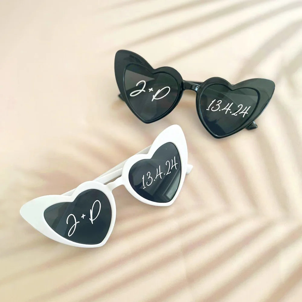 10/20/30Pcs Personalized Wedding Sunglasses with Stickers Bachelorette Party Gift Night Before Party Bridesmaid Favor Glasses