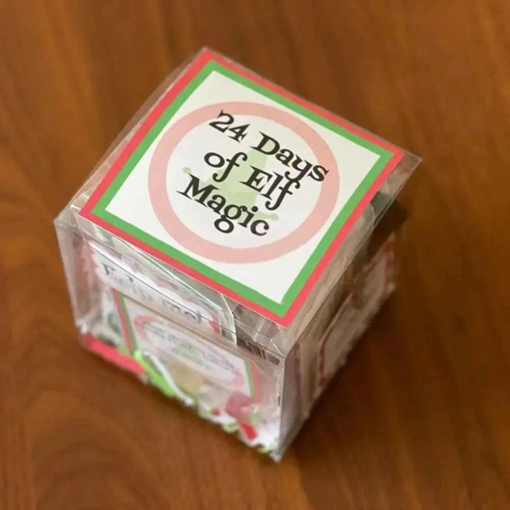 Elf Activities Elf Kit 24/30 Days of Christmas Elf Pranks Plastics Christmas Countdown Set Best Funny Elf Kit 24/30 Days Home