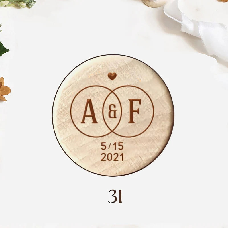 Custom 10pcs Wooden Wine Cork Stoppers with Thank You Card Wedding Party Baptism Ideas Personalized Gift for Guests in Bulk