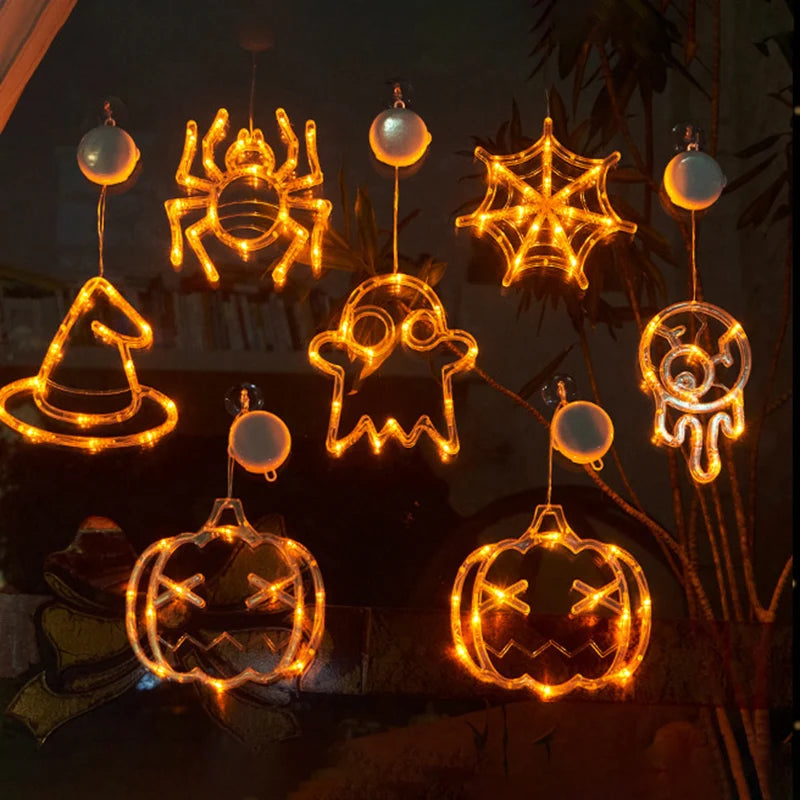 Halloween Decoration Window Lights LED Sucker Lamp - YourGiftIdeasUK