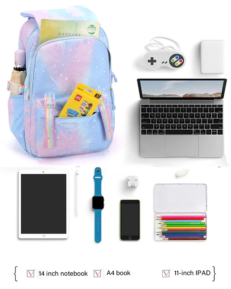Kpop Demon Hunters Huntrix Graphic Schoolbags Cute Cartoon Children Teeneger School Backpack Kpop Demon Hunters Bags Gifts