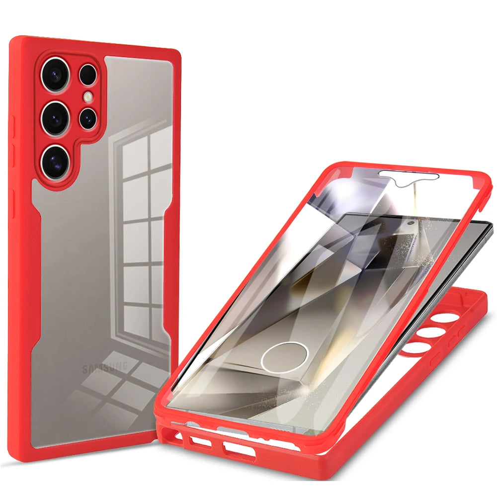 360 SlimFit Clear Case for Samsung Galaxy S21-S24