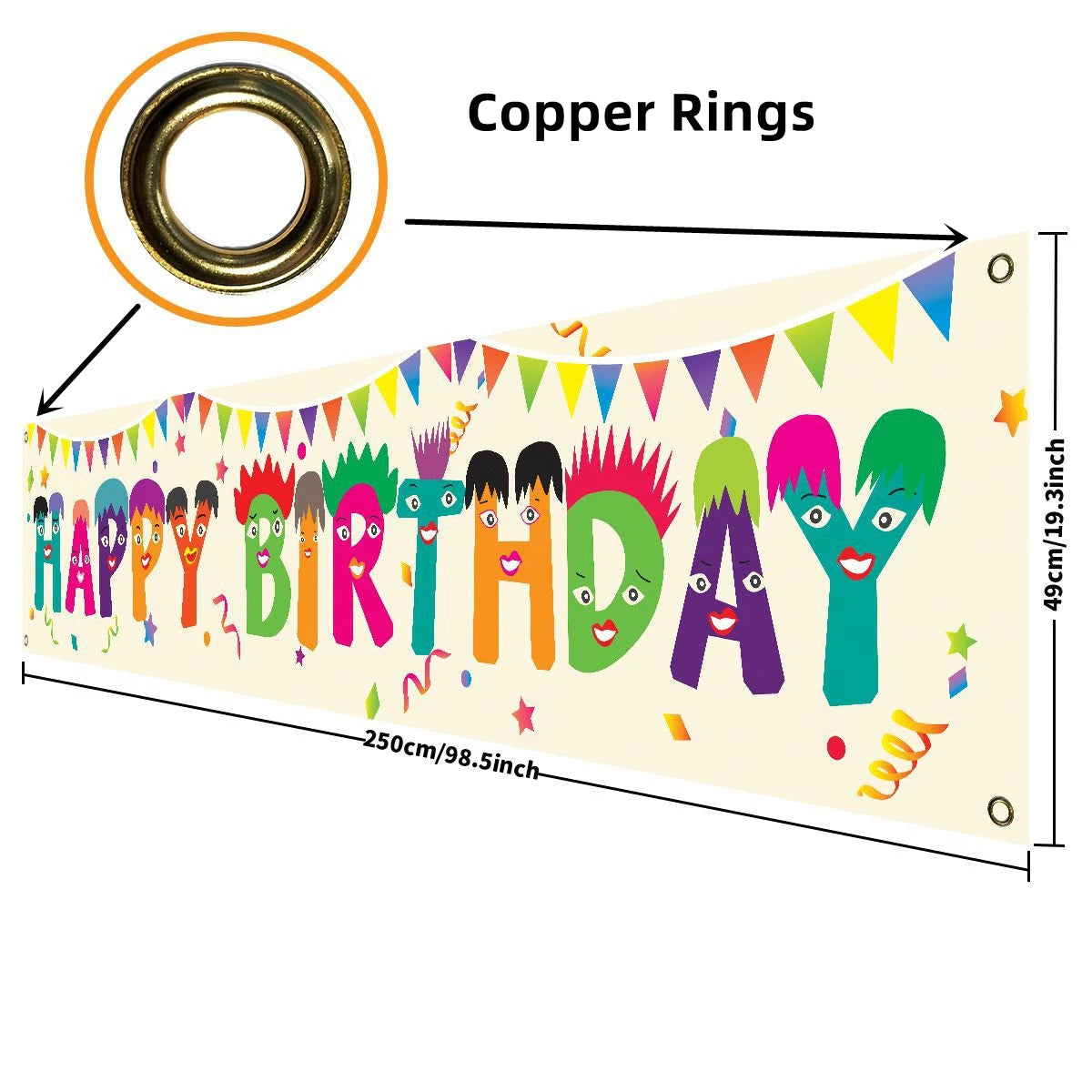 Happy Halloween Banner 250cm Long - YourGiftIdeasUK