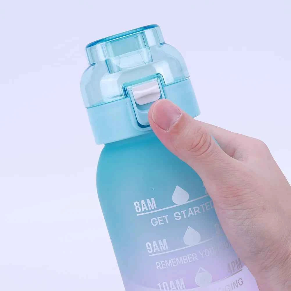 1000ML Fragrance Smelling Water Bottle with 1/7 Flavor Pod Air Water Up Bottle Scented Drinking Cup for Travel Climbing Hiking